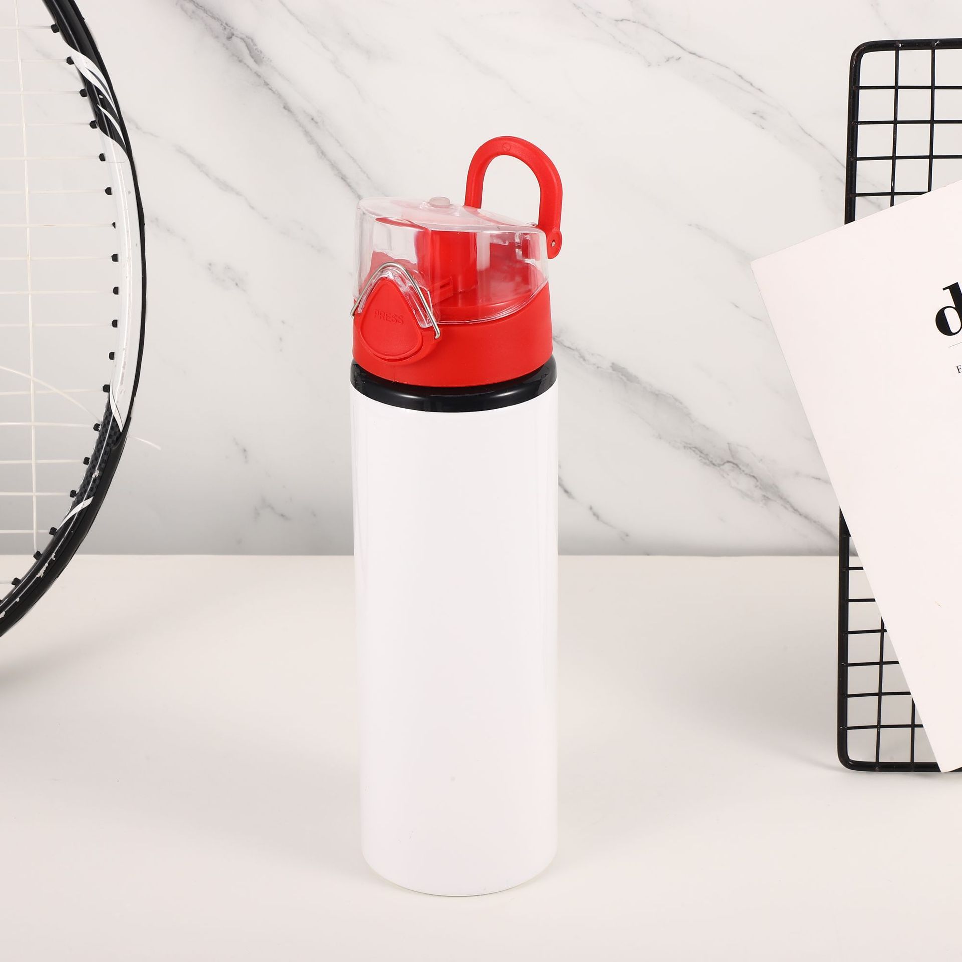 Aluminum Wide Mouth Sport Water bottle For Outdoor Travel&Trip 500ml ~ 1000ml White Aluminum Wide Mouth Sport Water bottle For Outdoor Travel&Trip 500ml ~ 1000ml White