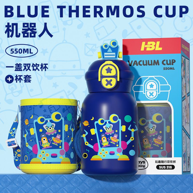 Stainless Steel (18/8Pro) 316 portable super cute children vaccum insulated water bottle with cover&straw Wide 500ml ~ 1000ml Alpine Stainless Steel (18/8Pro) 316 portable super cute children vaccum insulated water bottle with cover&straw Wide 500ml ~ 1000ml Alpine