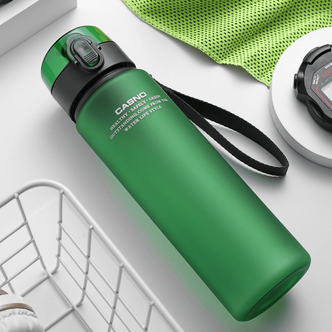 wholesale portable eco-friendly plastic narrow mouth pop up lid strap water bottle 500ml ~ 1000ml Black wholesale portable eco-friendly plastic narrow mouth pop up lid strap water bottle 500ml ~ 1000ml Black