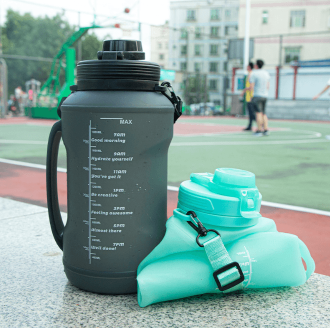 Outdoor backpack survival collapsible soft plastic 2L water bottle 2000ml & above Alpine