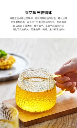 Glass Tea juice cup