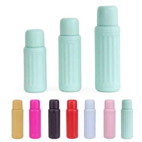 Stainless Steel (18/8Pro) 2024 new fruit colors outdoor sports water bottle with a lid cup Wide