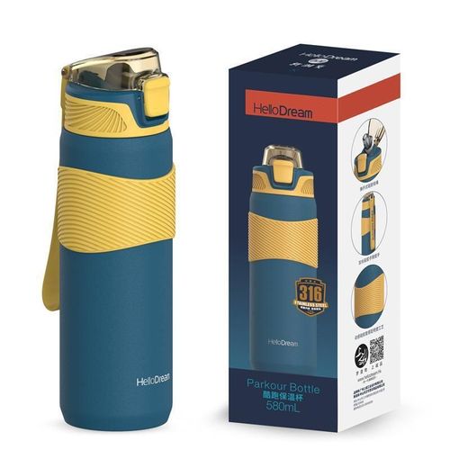Stainless Steel (18/8Pro) Vacuum Insulated Stainless Steel Water Bottle 580ml Wide