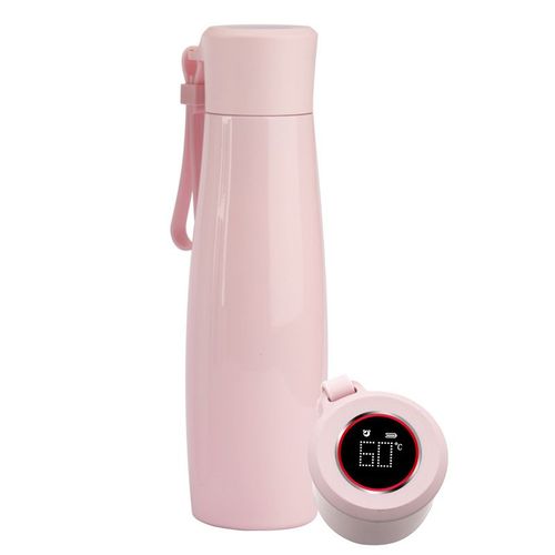 Botella aislada de auto limpieza de acero inoxidable (18/8PRO) con purificador de agua UV certificado NSF estrecho