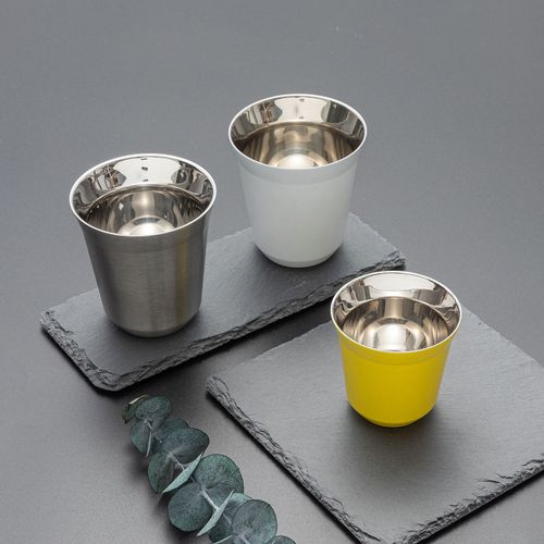 Stainless Steel (18/8Pro) Double wall stainless steel mini pint tumbler Wide