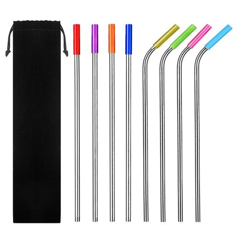 Stainless steel reusable straw