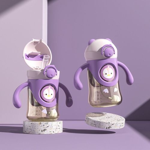 Cute children water bottle with lock
