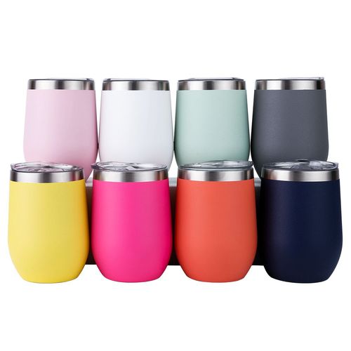 Stainless Steel (18/8Pro) Stainless Steel egg wine cup 12oz Wide