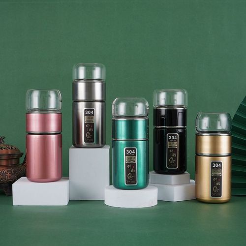Stainless Steel (18/8Pro) Tea Infuser Water Bottle with Double Walled stainless steel Wide