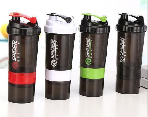 bulk buy customizable portable Durable bpa free plastic wide mouth spout cover shaker sport water bottle fitness/gym/sport