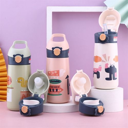 Stainless Steel (18/8Pro) 2024 new arrival kids bottle easy clean Wide