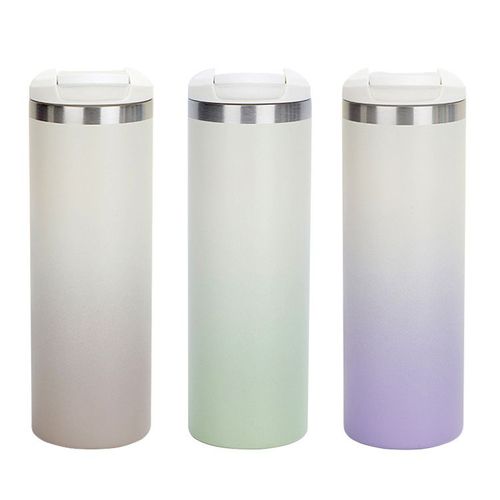 Stainless Steel (18/8Pro) light color pop up lids stainless steel flask Wide