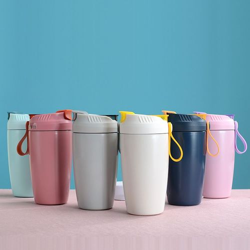 Stainless Steel (18/8Pro) Thermos Travel Mug with Removable Tea Infuser Strainer Wide