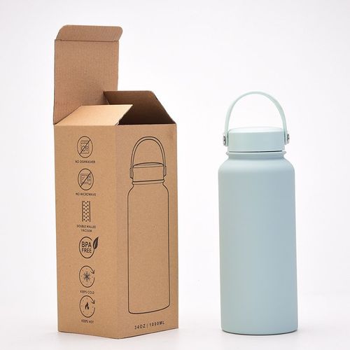 Stainless Steel (18/8Pro) Food Grade Stainless Steel Flask BPA-Free Lid with Handle Wide