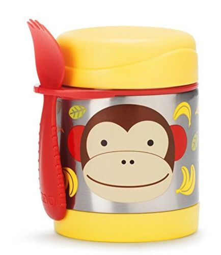 Baby Cartoon food jar with spoon