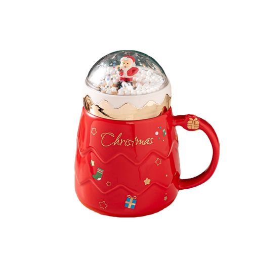 2022 Christmas Ceramic water bottle