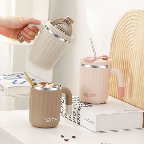 Stainless Steel (18/8Pro) Double layer insulation leakproof coffee mug Wide