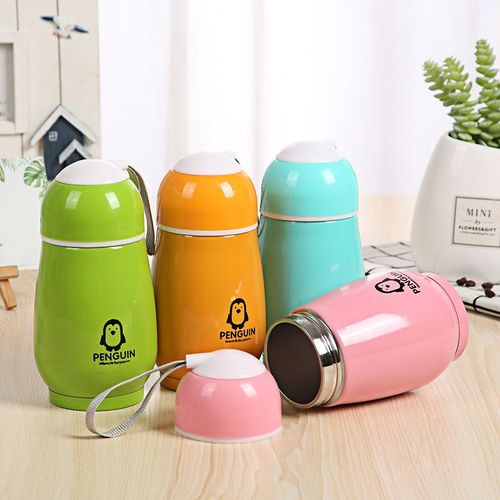 Stainless Steel (18/8Pro) Gourd shaped girls children insulation water bottle Medium