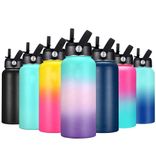  Gradients Colors outdoor Stainless Steel Water Bottle
