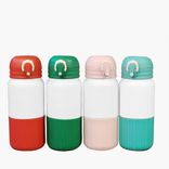 Macaron Colored Children Vacuum bottle with straw Macaron Colored Children Vacuum bottle with straw