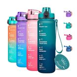 Tritan Plastic 32oz Motivational Fitness Sports Water Bottle Tritan Plastic 32oz Motivational Fitness Sports Water Bottle
