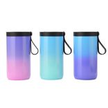 Can cooler with holder  Can cooler with holder