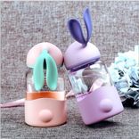  Little Rabbit Kids Glass Water Bottle