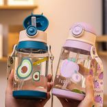 large capacity plastic student water bottle large capacity plastic student water bottle