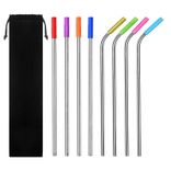 Stainless steel reusable straw 