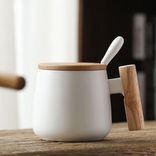  Coffee Mug with Wooden Handle