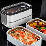 Stainless Steel Bento Box 2 layers Stainless Steel Bento Box 2 layers