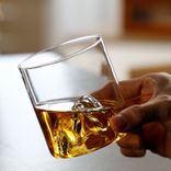 Glass whisky cocacola cup