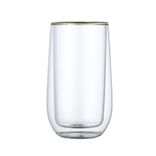 Glass double wall tea cup Glass double wall tea cup