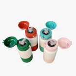 Macaron Colored Children Vacuum bottle with straw Macaron Colored Children Vacuum bottle with straw
