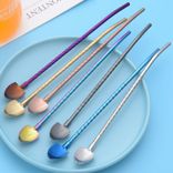 Metal Shovel coffee Straw Spoons Metal Shovel coffee Straw Spoons