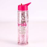 plastic drinking water bottle with glitter  plastic drinking water bottle with glitter
