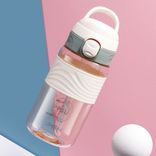 Anti skip plastic water bottle