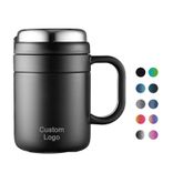thermos Stainless Steel Custom Mug with Handle thermos Stainless Steel Custom Mug with Handle
