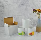 Ceramics White Ceramics Sublimation Coffee Mug Wide 250ml ~500ml White