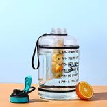 Clear big size sports bottle