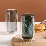 Glass double wall tea cup Glass double wall tea cup
