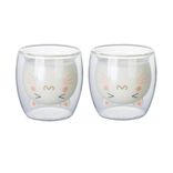 Lovely Doubal wall glass drinking cup Lovely Doubal wall glass drinking cup