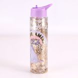 plastic drinking water bottle with glitter  plastic drinking water bottle with glitter