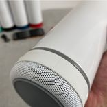 customizable sublimation eco-friendly Leak Resistant stainless steel sus 304 wide mouth sip lid water bottle with blueteeth speaker 500ml ~ 1000ml Red