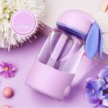  Little Rabbit Kids Glass Water Bottle