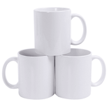 Ceramics White Ceramics Sublimation Coffee Mug Wide 250ml ~500ml White