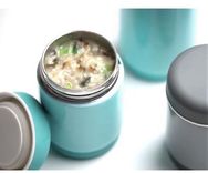 Food jar with spoon  Food jar with spoon