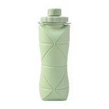 bulk buy bpa free not keeping cold fodable&collapsible portable Silicone drink bottle with narrow mouth 500ml ~ 1000ml Seagrass