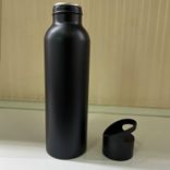 Aluminum Narrow Mouth Portable handle sport water bottle lightweight 500ml ~ 1000ml Black Aluminum Narrow Mouth Portable handle sport water bottle lightweight 500ml ~ 1000ml Black