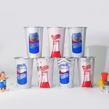 Custom Food grade color changing aluminum beer cup 250ml ~500ml Steel